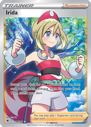 Irida (Full Art) (186)/189 Ultra Rare Holofoil