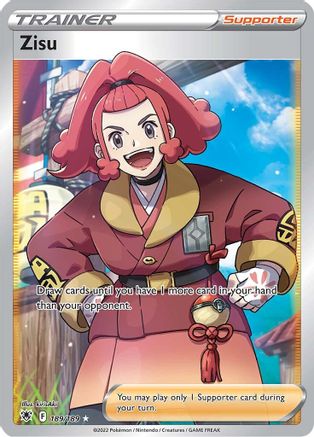 Zisu (Full Art) (189)/189 Ultra Rare Holofoil