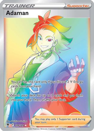 Adaman (Secret) (199)/189 Secret Rare Holofoil