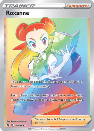 Roxanne (Secret) (206)/189 Secret Rare Holofoil