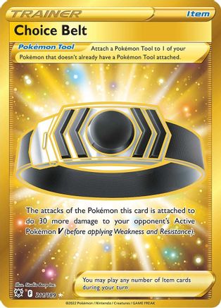 Choice Belt (Secret) (211)/189 Secret Rare Holofoil