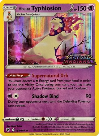 Hisuian Typhlosion - 052/189 (GameStop Exclusive) (52) Promo Holofoil