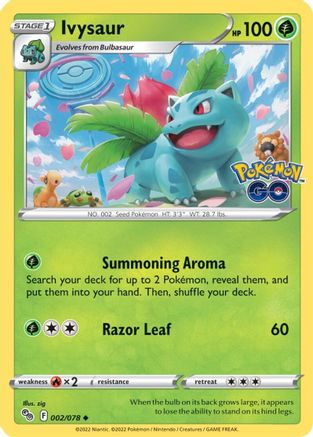 Ivysaur (2)/78 Uncommon