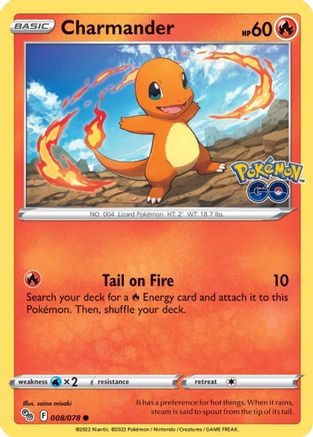 Charmander (8)/78 Common Reverse Holofoil