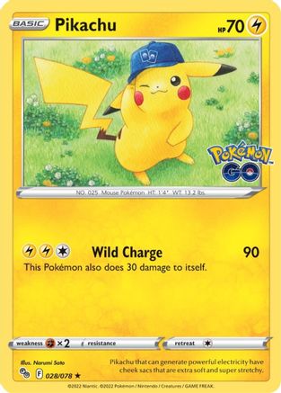 Pikachu (28) (28)/78 Holo Rare Reverse Holofoil