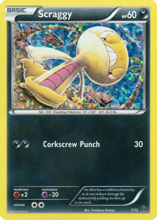 Scraggy - 7/12 (7)/12 Promo Holofoil
