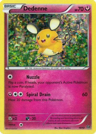 Dedenne - 10/12/12 Promo Holofoil