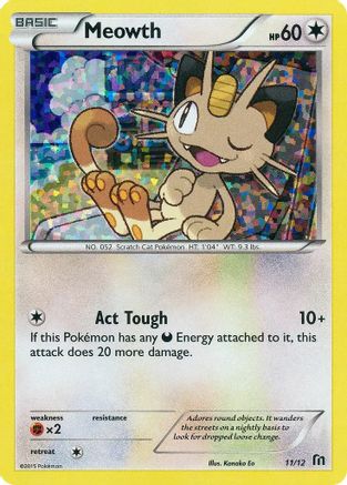 Meowth - 11/12/12 Promo Holofoil