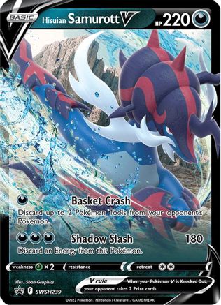 Hisuian Samurott V - SWSH239 (SWSH239)/307 Promo Holofoil