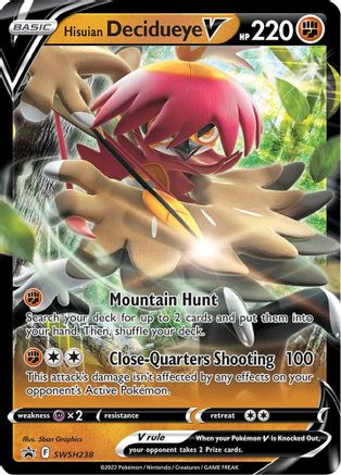 Hisuian Decidueye V - SWSH238 (SWSH238)/307 Promo Holofoil