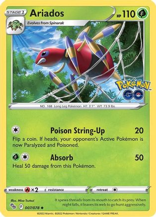 Ariados (7)/78 Uncommon Reverse Holofoil