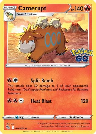 Camerupt (14)/78 Uncommon