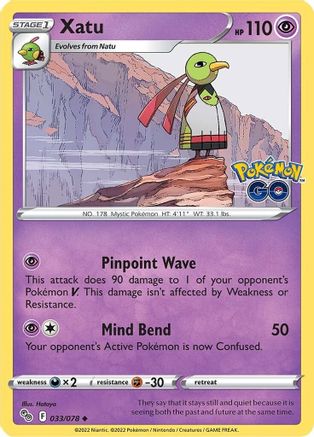 Xatu (33)/78 Uncommon Reverse Holofoil