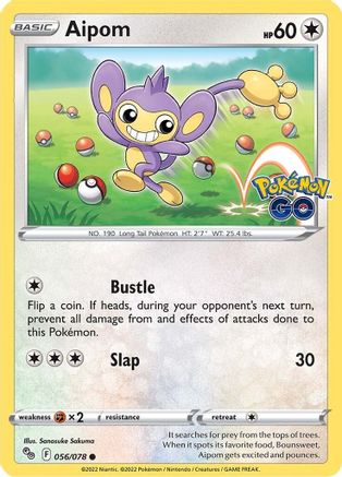 Aipom (56)/78 Common Reverse Holofoil