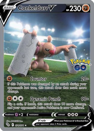 Conkeldurr V (Alternate Full Art) (74)/78 Ultra Rare Holofoil
