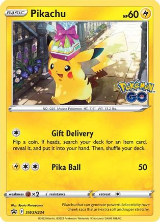 Pikachu - SWSH234 (SWSH234)/307 Promo Holofoil