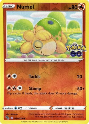 Numel (Peelable Ditto) (13) Common Reverse Holofoil