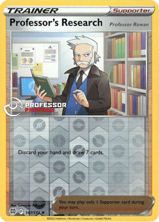 Professor's Research - 147/172 (2021) (147) Promo Reverse Holofoil