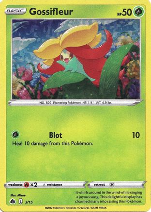 Gossifleur - 3/15 (3) Promo Holofoil