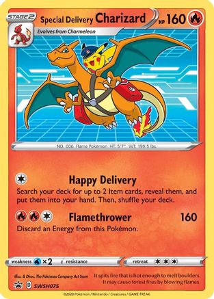 Special Delivery Charizard - SWSH075 (SWSH075) Promo Holofoil