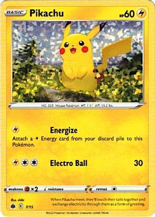 Pikachu - 7/15 (7) Promo Holofoil