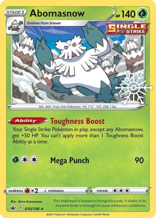 Abomasnow - 010/198 (Holiday Calendar) (10) Promo Holofoil