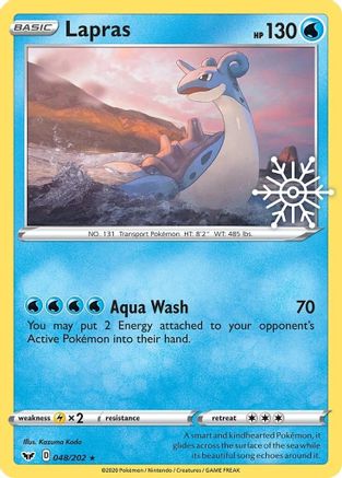 Lapras - 048/202 (Holiday Calendar) (48) Promo Holofoil
