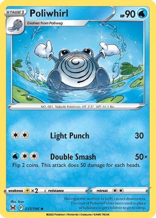 Poliwhirl (31)/196 Uncommon Reverse Holofoil