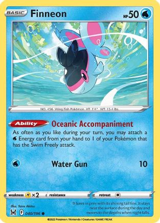 Finneon (40)/196 Common Reverse Holofoil