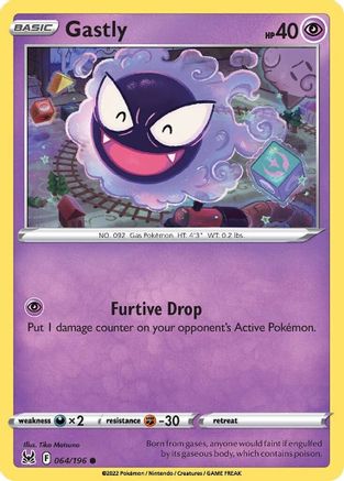 Gastly (64)/196 Common Reverse Holofoil