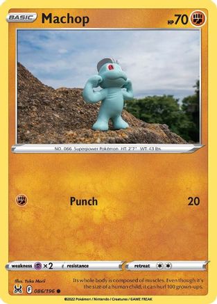 Machop (86)/196 Common Reverse Holofoil