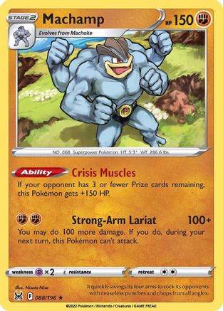 Machamp (88)/196 Holo Rare Reverse Holofoil
