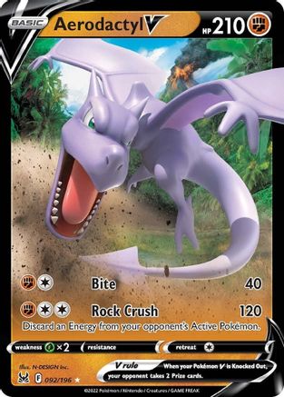 Aerodactyl V (92)/196 Ultra Rare Holofoil
