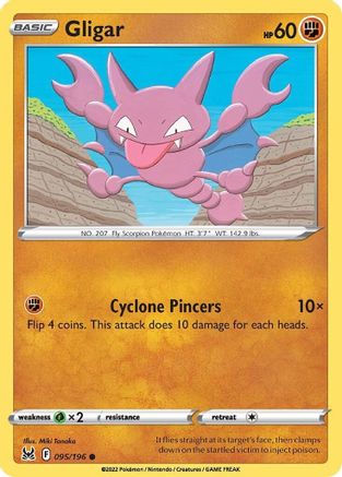 Gligar (95)/196 Common Reverse Holofoil