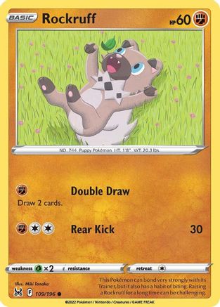 Rockruff (109)/196 Common