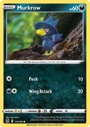 Murkrow (114)/196 Common Reverse Holofoil
