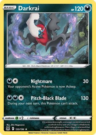 Darkrai (120)/196 Holo Rare Holofoil