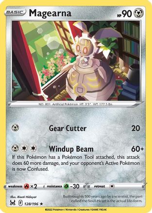 Magearna (128)/196 Rare Reverse Holofoil