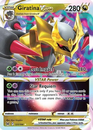 Giratina VSTAR (131)/196 Ultra Rare Holofoil
