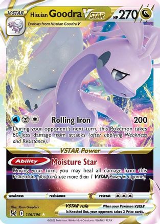 Hisuian Goodra VSTAR (136)/196 Ultra Rare Holofoil