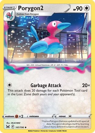 Porygon2 (141)/196 Uncommon Reverse Holofoil
