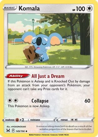 Komala (149)/196 Uncommon Reverse Holofoil