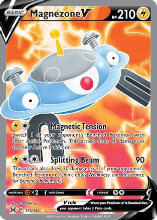 Magnezone V (Full Art) (175)/196 Ultra Rare Holofoil