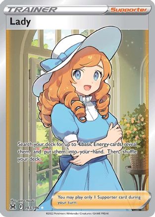 Lady (Full Art) (193)/196 Ultra Rare Holofoil