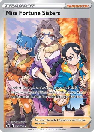 Miss Fortune Sisters (Full Art) (194)/196 Ultra Rare Holofoil