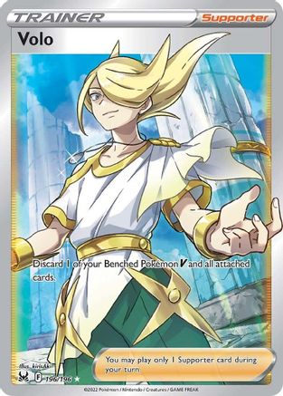 Volo (Full Art) (196)/196 Ultra Rare Holofoil
