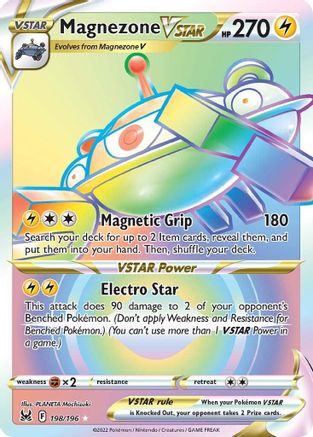 Magnezone VSTAR (Secret) (198)/196 Secret Rare Holofoil