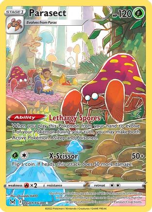 Parasect (TG01)/30 Ultra Rare Holofoil