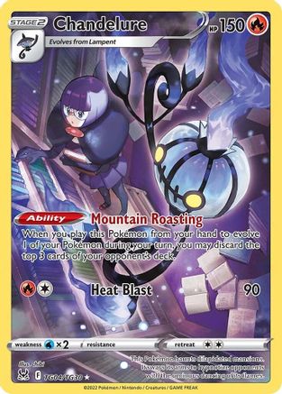 Chandelure (TG04)/30 Ultra Rare Holofoil