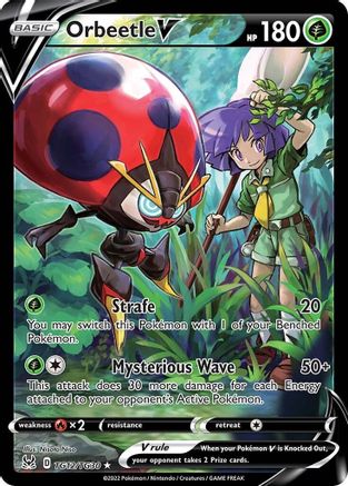 Orbeetle V (TG12)/30 Ultra Rare Holofoil